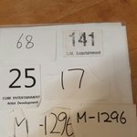 [드루와] 나 오디션보러다니는 <b>번호표</b> 모은거 ㅋㅋ