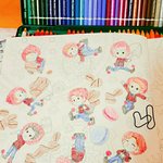 [EXO] 컬러링북 첫장 <b>색칠</b>ㅋㅋ