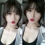 이쁜 처자가 화장을 지워요