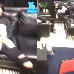 [백현] 브이앱 백현이 자다가 <b>자세</b> 바꾼거