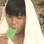 [방탄소년단] 아슈크림 먹는 아가