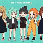 [방탄소년단] 와..이언니들걸크러쉬 쩜