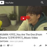 [시우민] 유아<b>더원</b> 뮤비321만!!(4만9천남음)