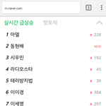 [시우민] 시우민 160303 <b>네이버</b> 실검 2위