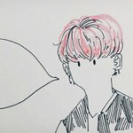 [방탄소년단] 핑크슙 <b>낙서</b>