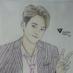 [세븐틴] 친구가민규그렸다고보내줌