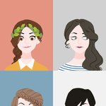 [댓글부탁해] 두들페이스로 봄여름가을겨울톤 맹들어봤당
