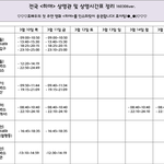 [인피니트] 히야 <b>상영</b>시간표 정리