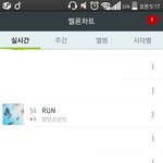 [방탄소년단] 5시 서양수박 차트 런 <b>순위</b>