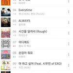 [EXO] 현재 멜론 엑소 노래 순위.<b>jpg</b>
