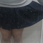 교복치마 처음입어봤는데