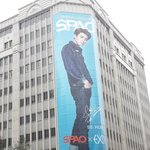[세훈] <b>대만</b> 스파오 대형 건물 전광판 세훈ㄷㄷ