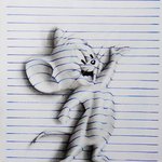 <b>공책</b> 뚫고 나올 기세인 3D그림