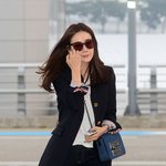 한예슬 최지우 데님 백 스타일