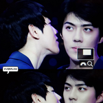 [EXO] 백현 세훈이 사이좋은거봐 병신아 <b>니눈</b>엔