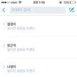 현시각 트위터 실트