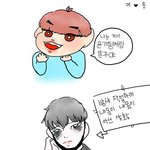 [방탄소년단] 짹짹에서 팬<b>아트</b> 보다가ㅋㅋㅋㅋ