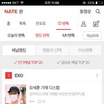 [EXO] <b>랭킹</b>팬톡에 엑소만 7개 차트인