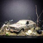 현대 <b>포니</b> 자동차 디오라마