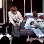 [세븐틴] 민규 쑤녕이<b>한테</b> 맞은거 움짤여기