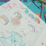 [EXO] 컬러링북 <b>색칠</b> 너무 애매..