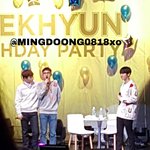[EXO] 백현 <b>민석</b> 경수 생파 사진