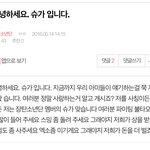 헐 애들아 슈가 판에글 <b>올림</b>