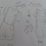 [세븐틴] ㅅㄷ 애들 코디 보고싶은거 그려봄ㅠㅠ
