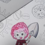 [EXO] ㅅㅂ컬러링북 <b>물감</b>으로 처음해봤는데