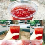 공원에서 설빙 산딸기오미에<b>이드</b> 한잔 ㅎㅎㅎ