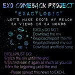 [EXO] 뮤비 <b>공개</b> 24시간만에 500만뷰 만들기 프로젝트