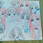 [드루와] 내동생  걸그룹앨범같은거비슷하게잘그림...!한번봐보ㅓ