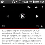 [EXO] 음방에서 할 노래 소개 멘트 이거네