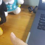 [방탄소년단] 나만 <b>엄지</b>로  인증샷히헤헤헿