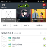 [EXO] 서양수박 메인<b>상위</b>권 노래 세페이지