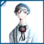 [방탄소년단] 윤기 캐릭터식으로 그려봣는데