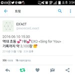[EXO] 1위까지 2600장ㅜㅠ