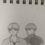 [방탄소년단] 태형이랑 <b>지민이</b> 그려봤어!
