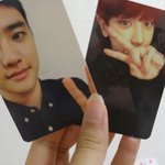 [EXO] 경수랑 <b>찬열이</b> 있는데 백현이 포카 교환할사람?..