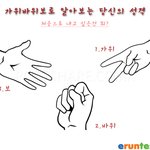 가위바위보로 알아보는 <b>성격테스트</b>
