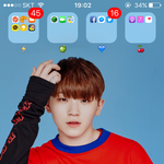 [세븐틴] ㅅㄷ?아이폰인캐럿들배경<b>화면</b>주워강
