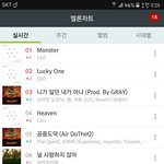 [EXO] <b>서양</b>수박 3시차트