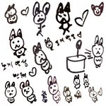 [EXO] 준면이가 오늘 그린 <b>토끼들</b>이나 보셈