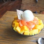 망고빙수 맛있어요!! 망고썸자몽<b>설빙</b>.. 취향저격이네요~