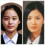 [댓글부탁해] 김태희 <b>vs</b> 송혜교 고등학교 졸업사진.JPG