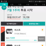[비스트] 멜론주간인기상 <b>리본</b> 투표ㄱㄱ