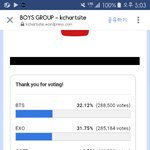 [방탄소년단] 이삐들 얼른 투표하자