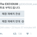 [EXO] 나 투표했을 때 5050이였음