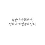 너도똑같은놈만나봐라
