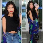 유빈 공항패션 진짜 섹시함..